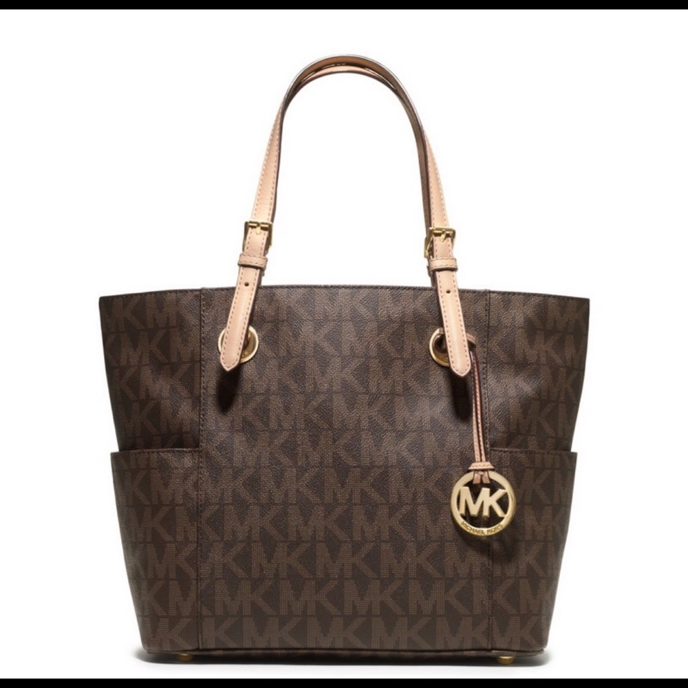 Authentic Michael Kors 3 piece jet Tote set. - Picture 5 of 8